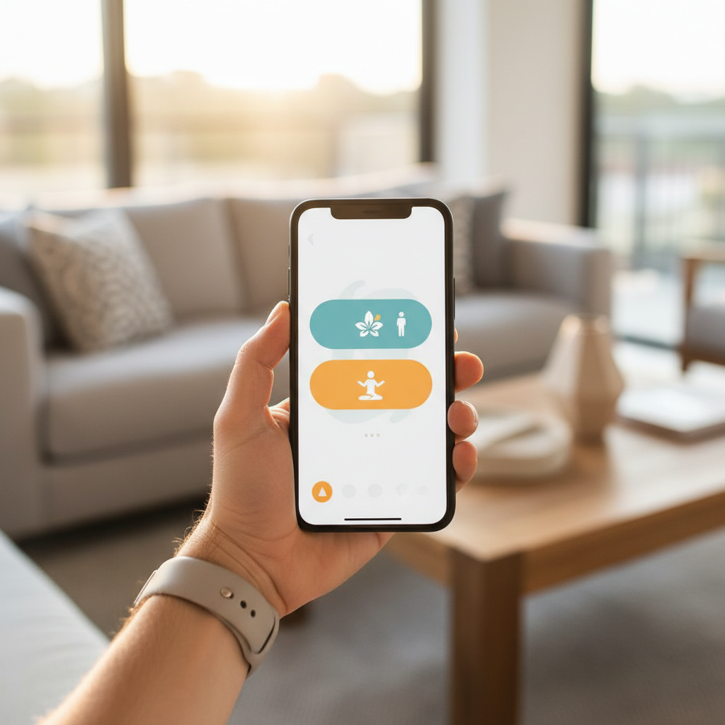 Digitale gasten app voor het boeken van wellness in een vakantiewoning