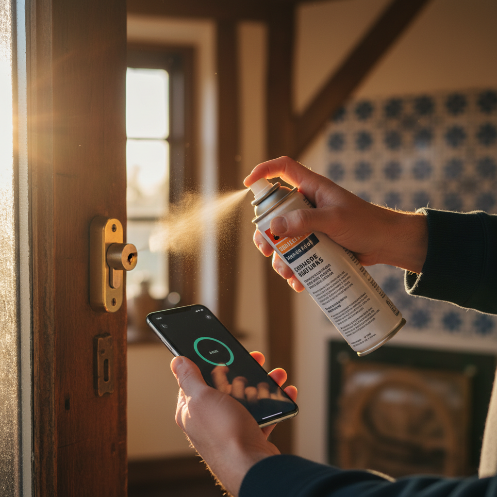 Onderhoud van een hybride toegangssysteem en smart lock cilinder in een vakantiehuis.