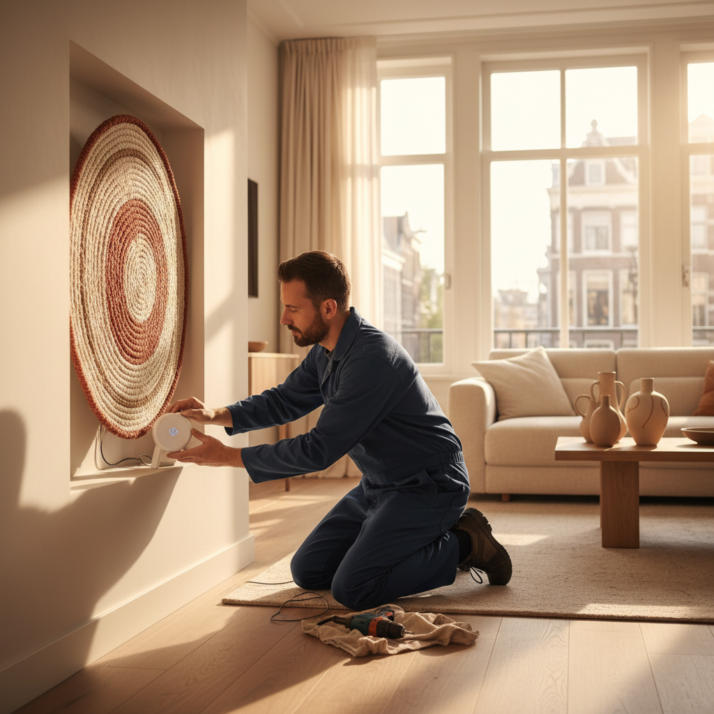Professionele installatie van smart home systemen voor vakantieverhuur.