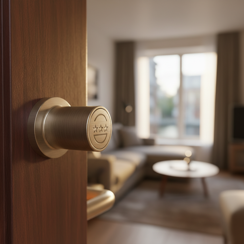 SKG drie sterren certificering op een veiligheidsslot voor een vakantiewoning