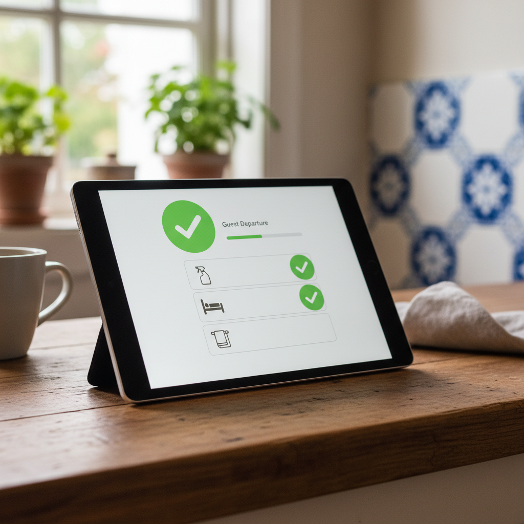 Schoonmaakplanning dashboard voor vakantiehuis automatisering